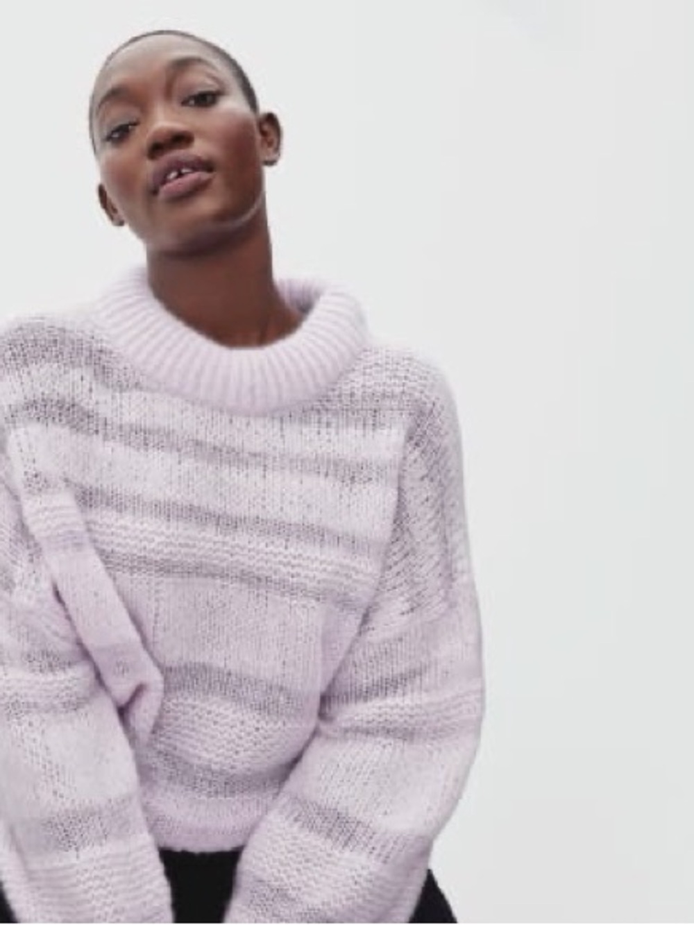 Everlane Merino Wool Alpaca Puff Sweater